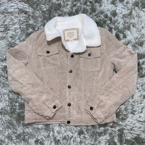 NWOT Sherpa-Lined Corduroy Jacket